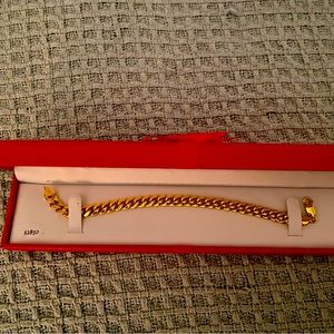 Italian Gold Miami Cuban Link “7-1/2” Chain Bracelet (7mm) in 10k Gold